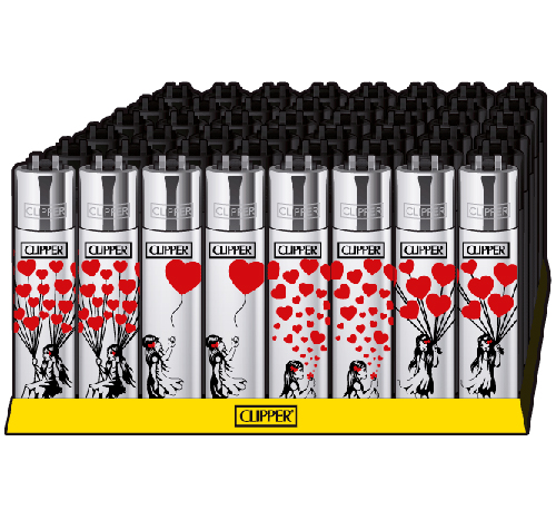 Clipper Classic-Large-Street Art Hearts VE48