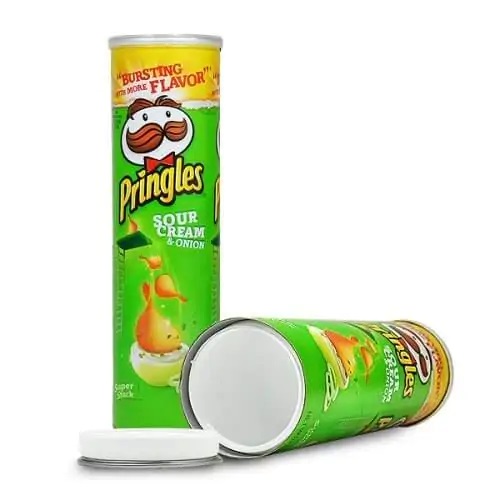 Dosensafe Pringles Chips grün