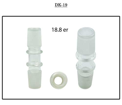 GLAS Doppelkupplung-oben & unten 18.8er