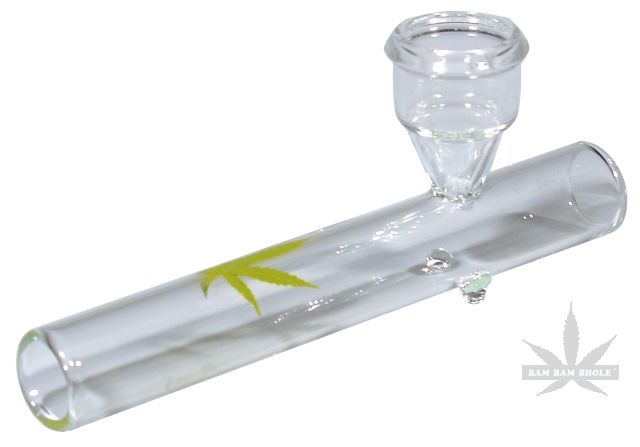 GLAS Kawumm, 10cm, 12mm Ř, Blatt Druck