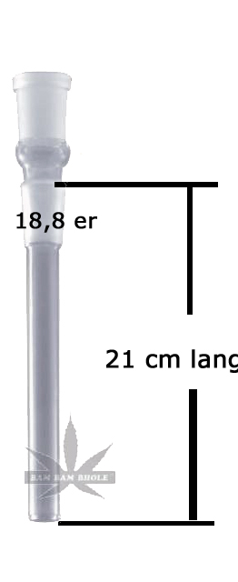 GLAS-Kupplung, 18.8er, 21cm, (X8K)