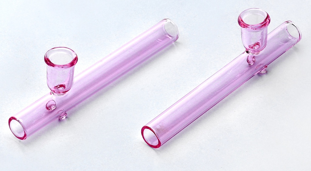 Glas Kawumm, PINK Shotgun Pipe, 12mm Ř, 15cm