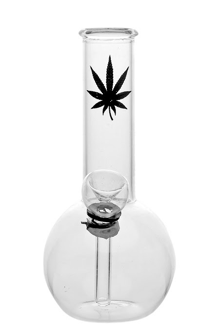 Glas-Mini-Bong, 15cm