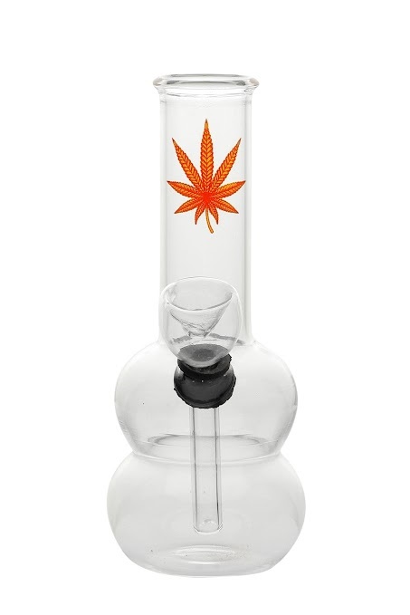 Glas-Mini-Bong, 15cm