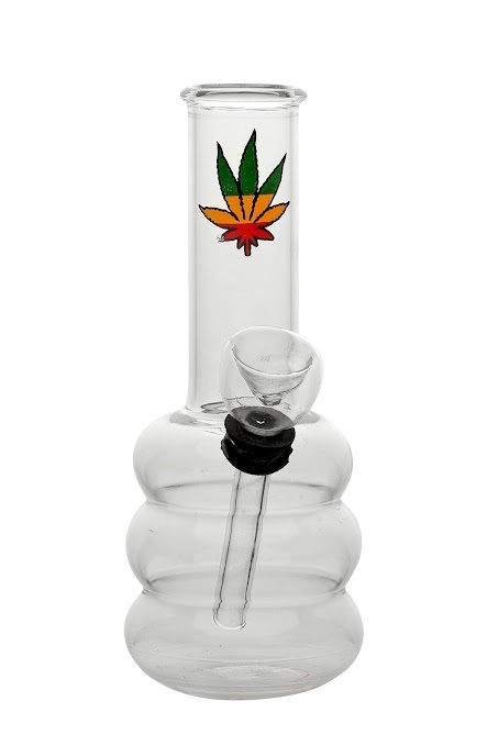 Glas-Mini-Bong, 15cm