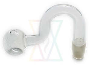 Glas-Öl-Adapte, Öl-Brenner  Adapter, 7cm, 18.8er