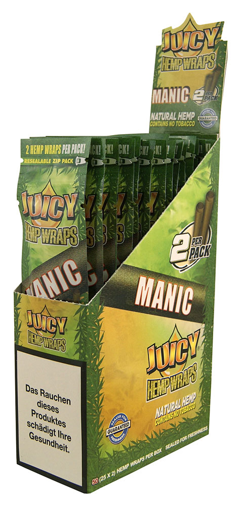 JUICY Hemp Wraps Manic-25/2