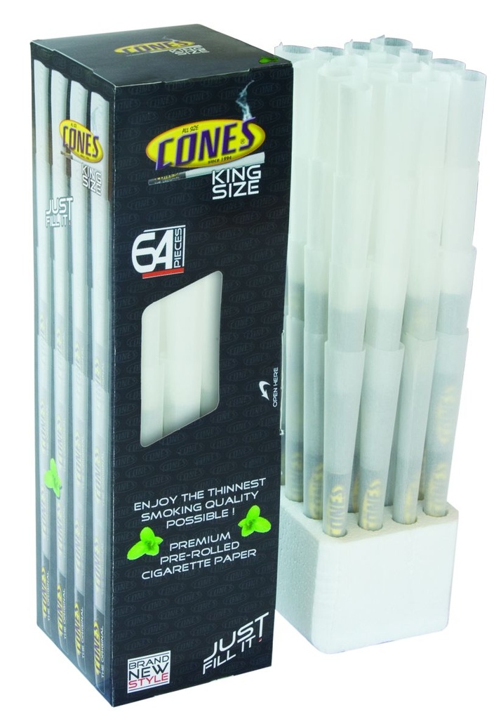 King Size Cones, 109mm, Display VE64 Stück