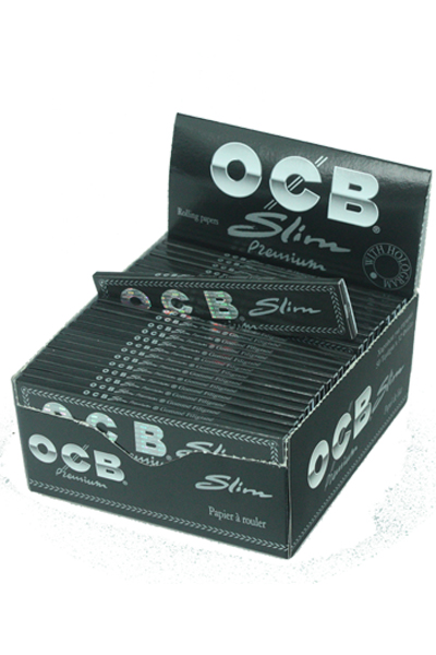 OCB Premium KS Slim, schwarz, 32 Blatt, VE50