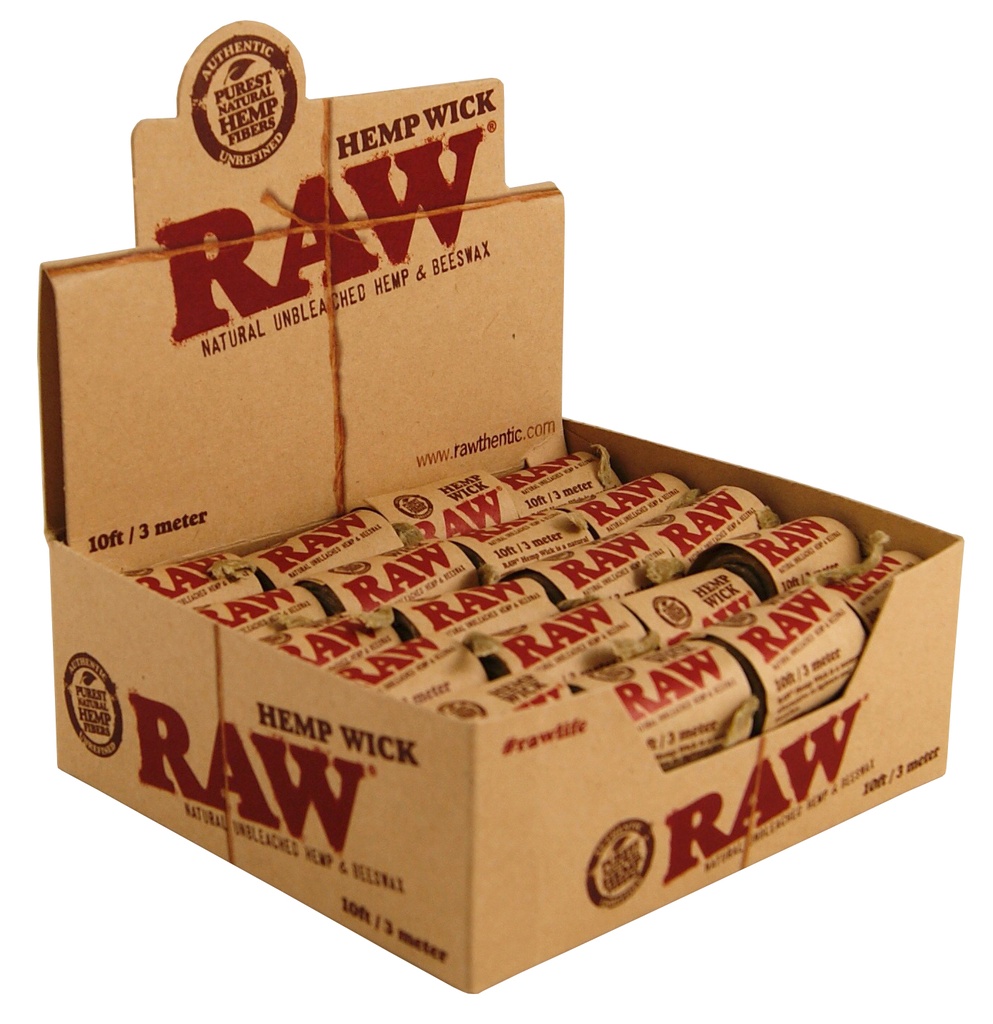 RAW Hemp Wick, 3m lang