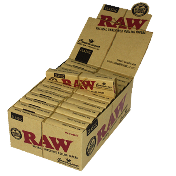 RAW-Connoisseur-KS+Classic-Pre Rolled Tips-VE24