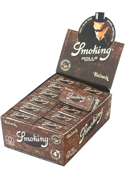 Smoking Brown-Rolls-VE24, ungebleicht