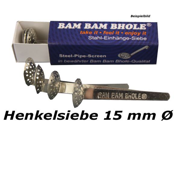 Stahleinhängesiebe 15mm Ř, 4Stk., VE20, Edelstahl