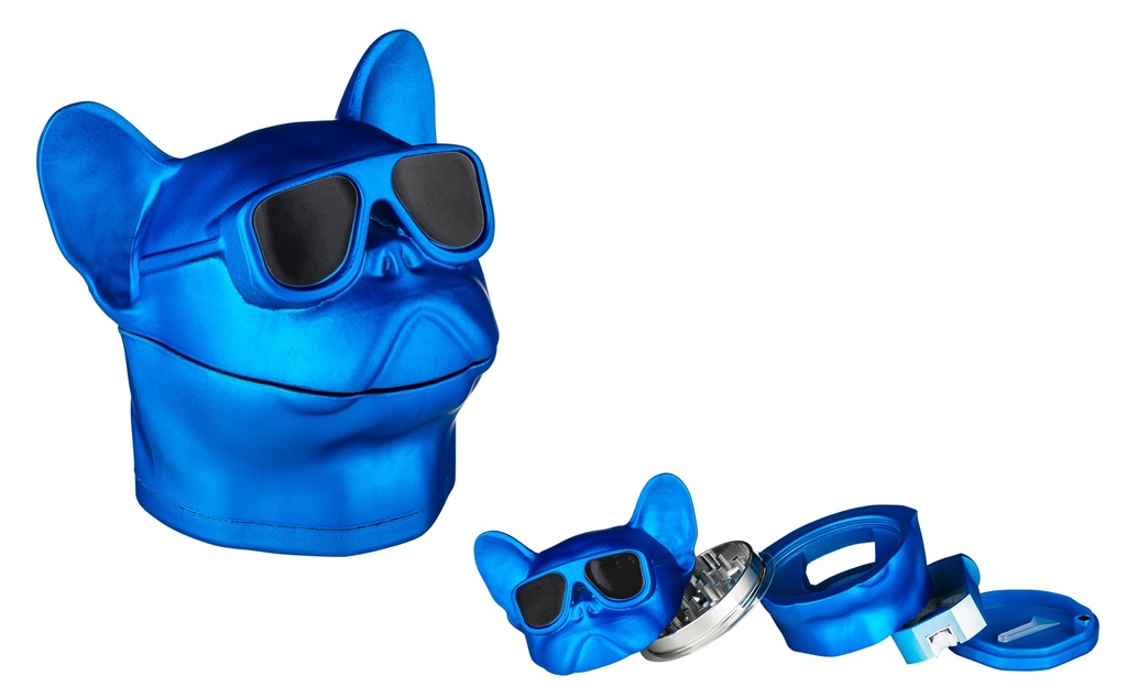 Super Heroes Grinder Hund Brille, blau