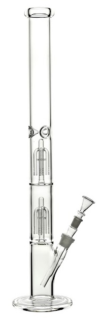 Zylinderbong, Doppel-Perkolator, 60cm, 50mm Ř, 5mm