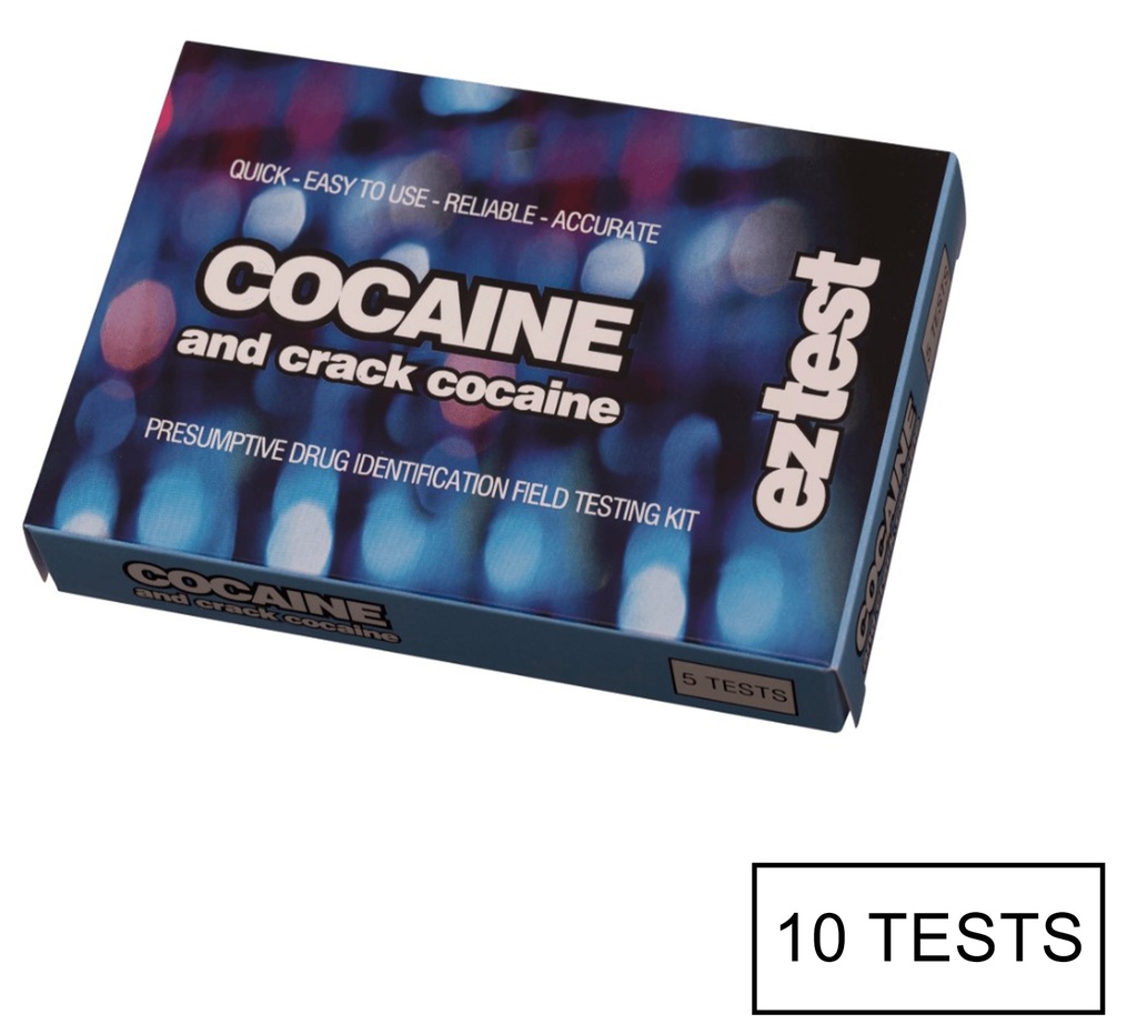 10ner EZ-Test Cocaine and crack cocaine