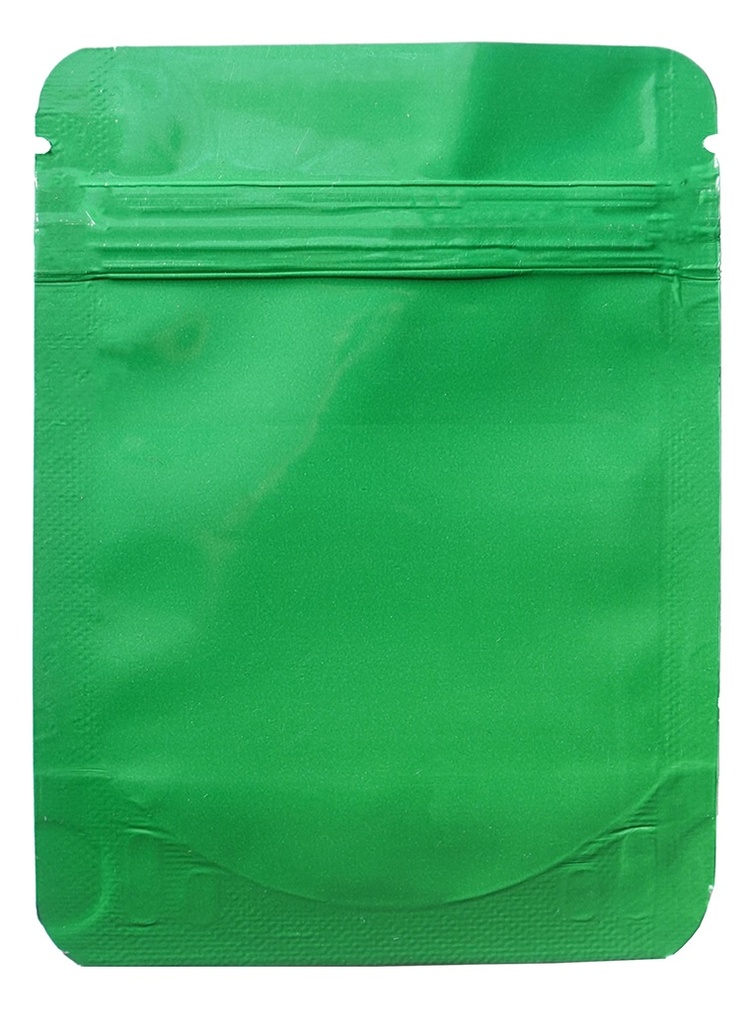 Mylarbeutel 115 x 85 mm, VE50, MATTE GREEN