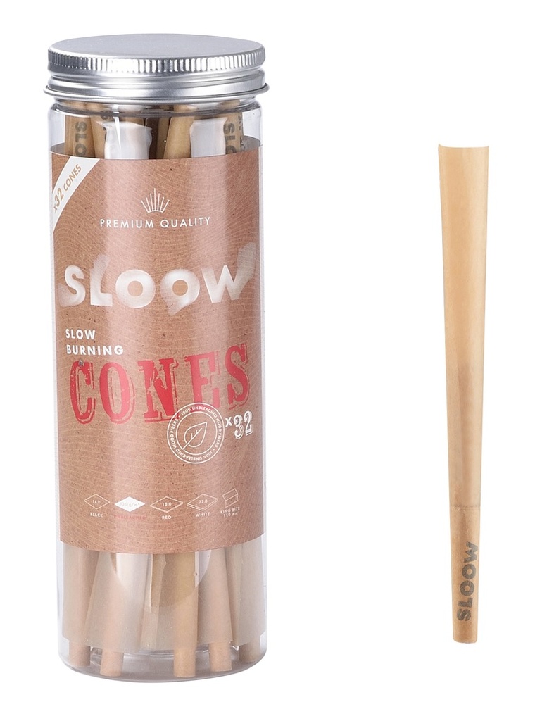 SLOOW UNBLEACHED CONES - DL-32