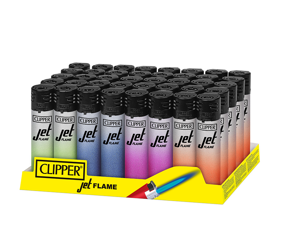 Clipper Jet Flame Silver Gradient, VE48