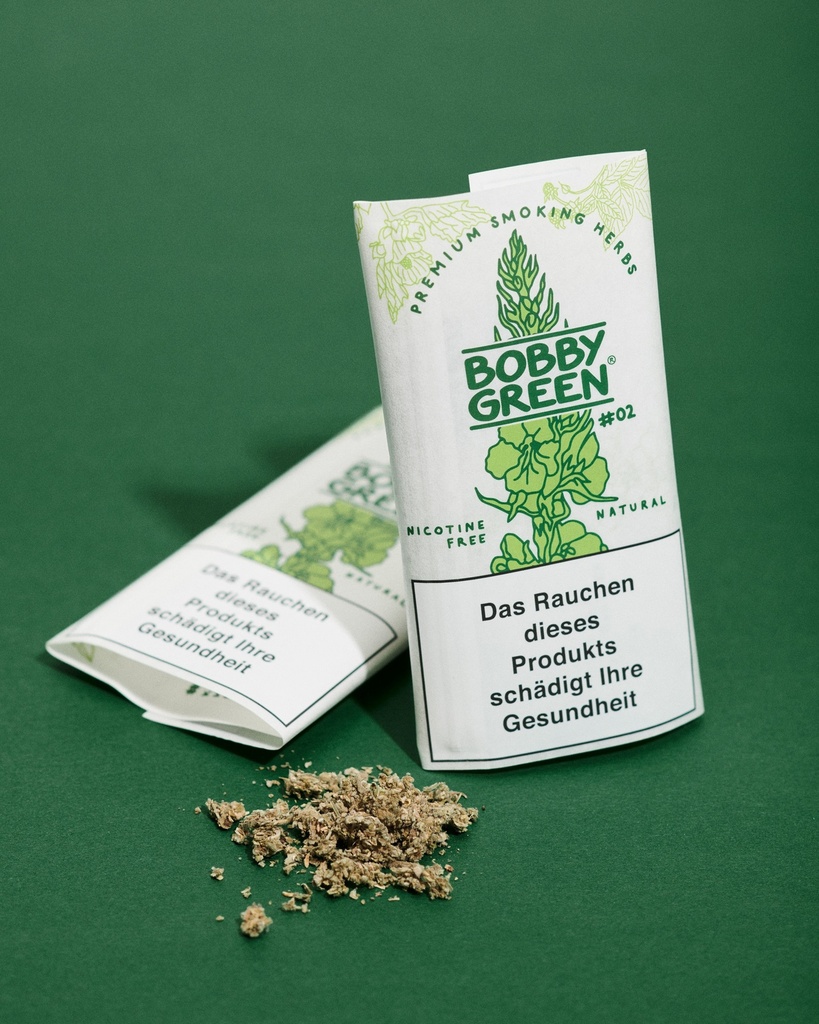 [BG2] BOBBY GREEN® - #2 weiß - 20 g Herbs, nikotinfrei