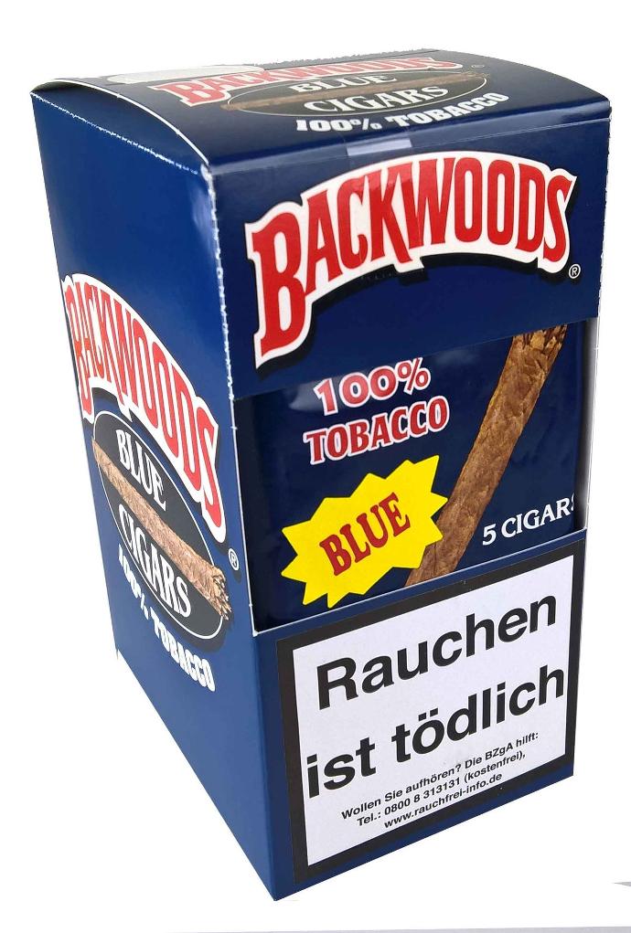 [BWOO3] Backwoods Blue VE 8 Packs a 5 Cigars