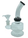 Black Bong, Conical twisted with Shower, 15cm
