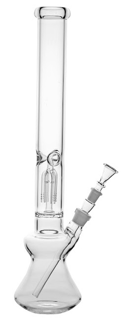 [GW205] Fat Bong-50cm- Percolator, Stecksystem, 5 mm Wand