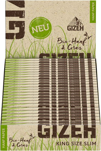 [ZI4BIO] GIZEH Hanf & Gras King Size Slim, VE 25*