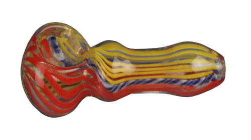 [CC1034] GLAS Colour Pipe-ca.7.5cm lang