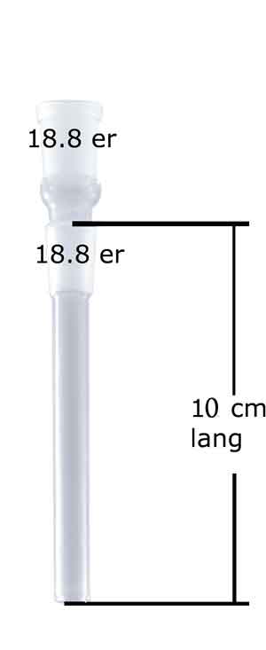 [X100K] GLAS-Kupplung, 18.8er, 10cm