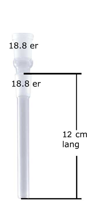 [X120K] GLAS-Kupplung, 18.8er, 12cm