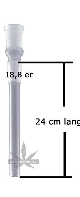 [X240K] GLAS-Kupplung, 18.8er, 24cm, (X9K)