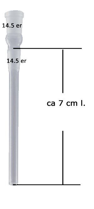 [E70] GLAS-Kupplung-14.5er-7cm(E1)