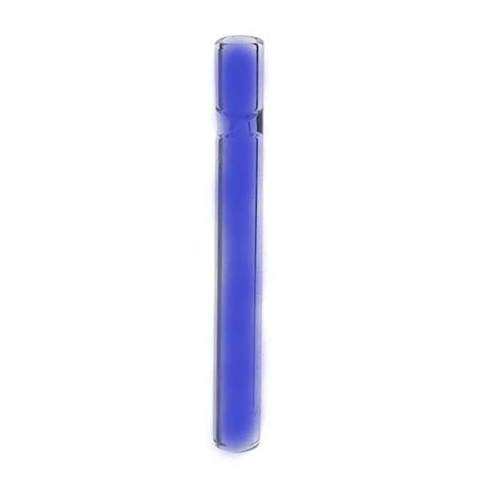 [SSC10141BL] Glas One-hitter, cigarette pipe solid, 9cm, VE10