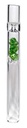 Glas One-hitter, farbige Kristalle, 11,5cm, VE10