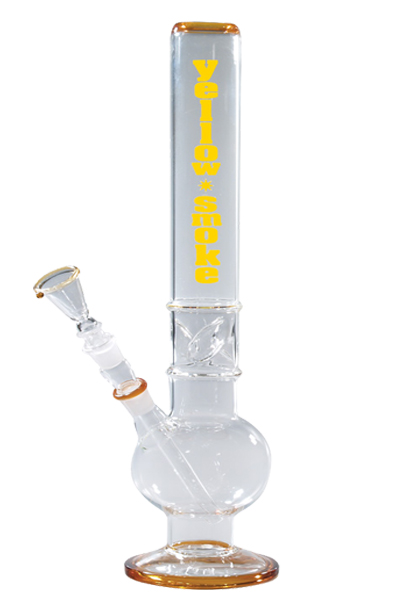 [GW38FBY] Glasbong Yellow Smoke, 50mm Ř, 44cm, Ice, 18.8er