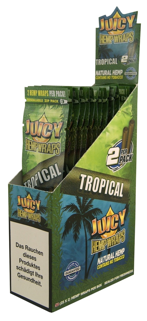 [JHW105] JUICY Hemp Wraps Tropical-25/2