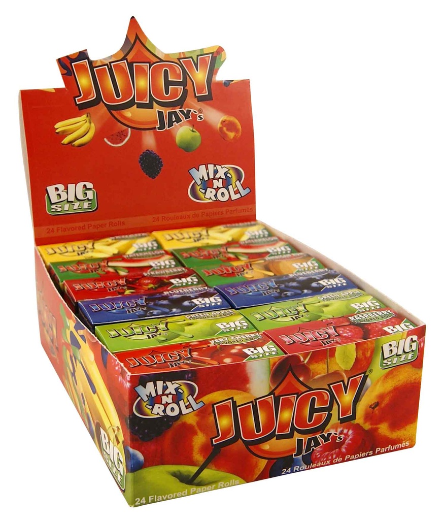 [ZI209R] JUICY JAY´S MIX`N ROLL BOX/24 - ROLLS