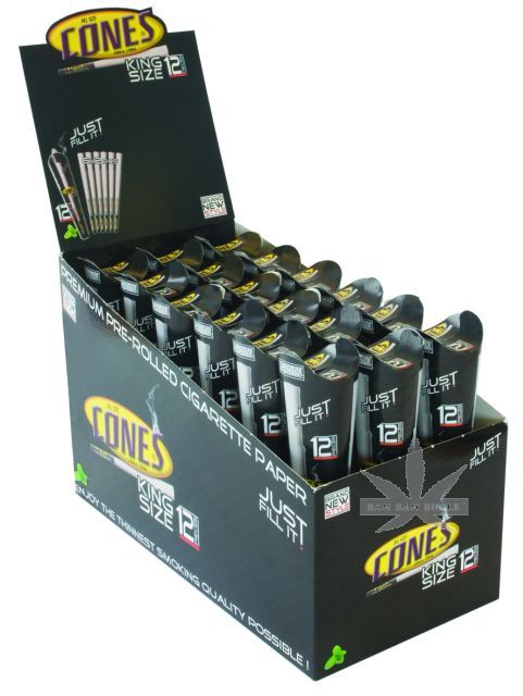 [CO312K] King Size Cones, 109mm, Display VE18 x 12 Stück