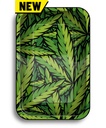 Metal Rolling Tray Small, LEAVES #33 GREEN