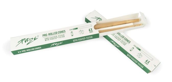 [ZU9PRE] PURIZE® Pre-Rolled Cones, 20 x 6 Stück unbleached