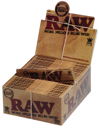 [ZI51] RAW KS Slim Papers "Classic", VE50, 32 Leaves