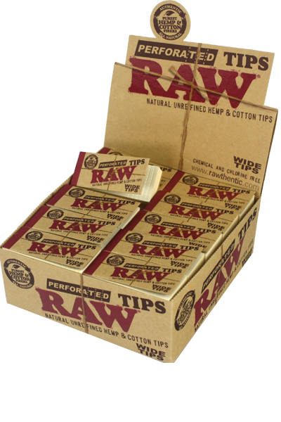 [TIP50P] RAW Wide Tips, VE50, perforiert, 2.5 x 6cm