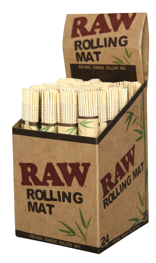 [ZI51BAM] RAW-BAMBOO Rolling Mat Box/24