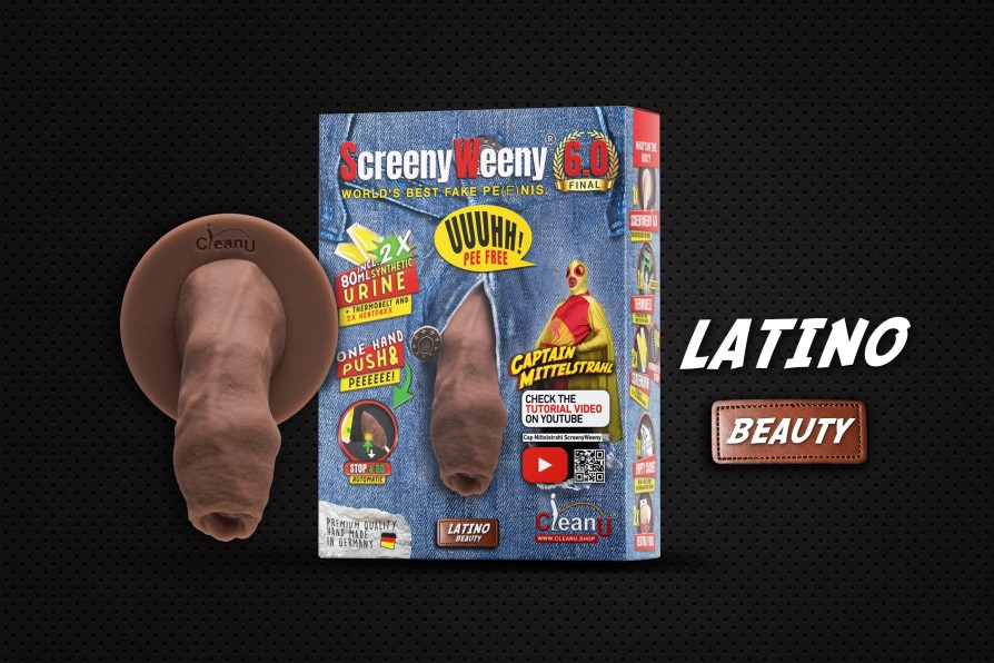 [CLU001-LB] ScreenyWeeny 6.0 Latino / Braun beauty