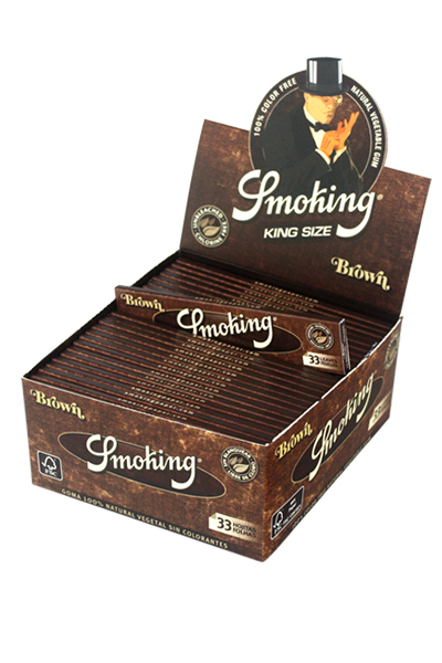 [ZI1BR] Smoking King Size braun-VE50, ungebleicht