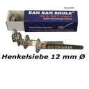 Stahleinhängesiebe 12mm Ř, 4Stk., VE20, Edelstahl