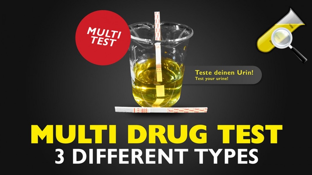 [CLU004-MD3] Urin-Teststreifen Multi Drogentests 3fach