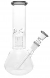 [SSC10207TBK] Glas Bong, Percolator with Green Ring, 20cm