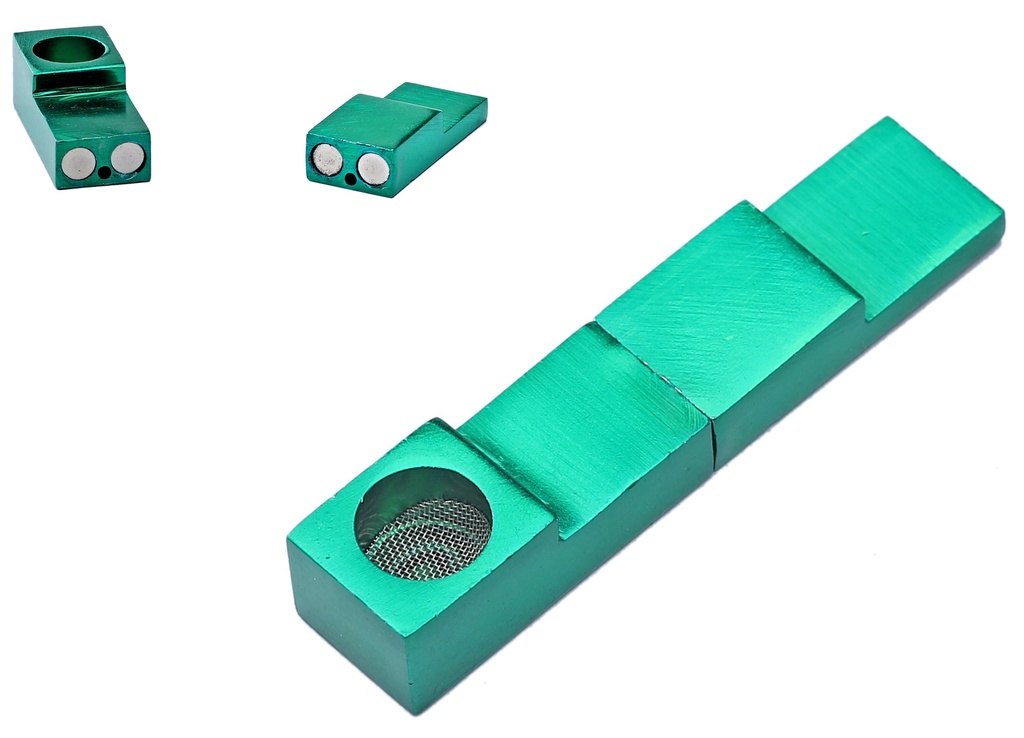 [MP101GR] Magnetic Pipe, Tic Tac, ca. 7,5cm, GREEN